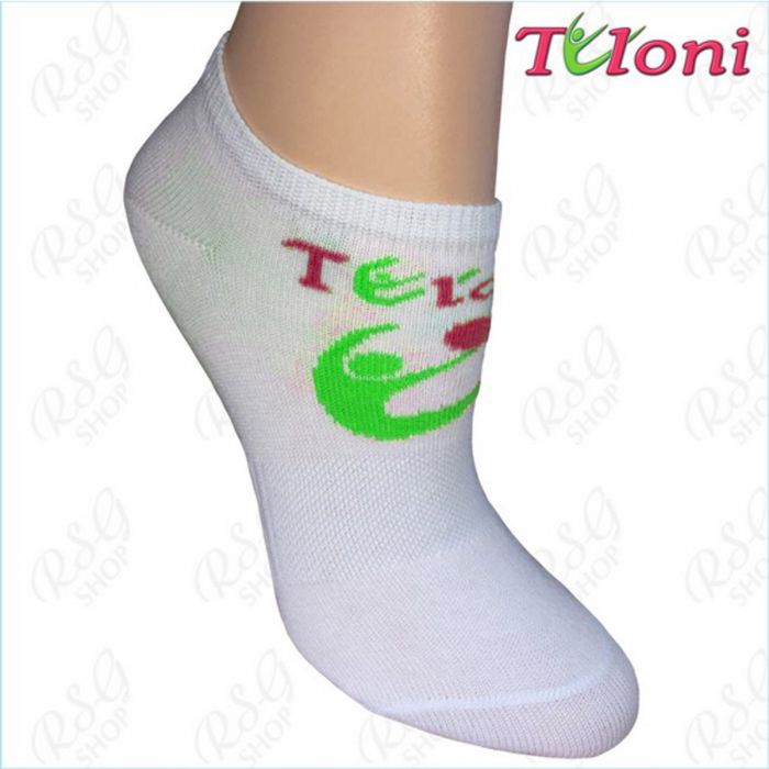 RSG Socken Tuloni Logo col. White-Green Art. T0973-G