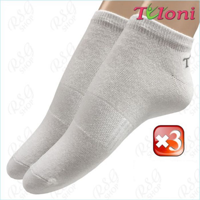 3-Pack socks set Tuloni Logo col. White Art. T0975-3W