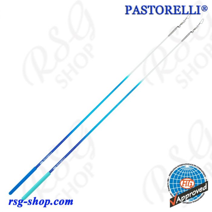 Varilla 60cm Pastorelli col. Azul Purpurina-Azul Celeste-Blanco FIG