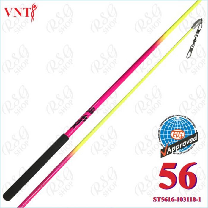 Bacchetta 56 cm Venturelli Neon Rosa Neon - FIG giallo ST5616-103118-1